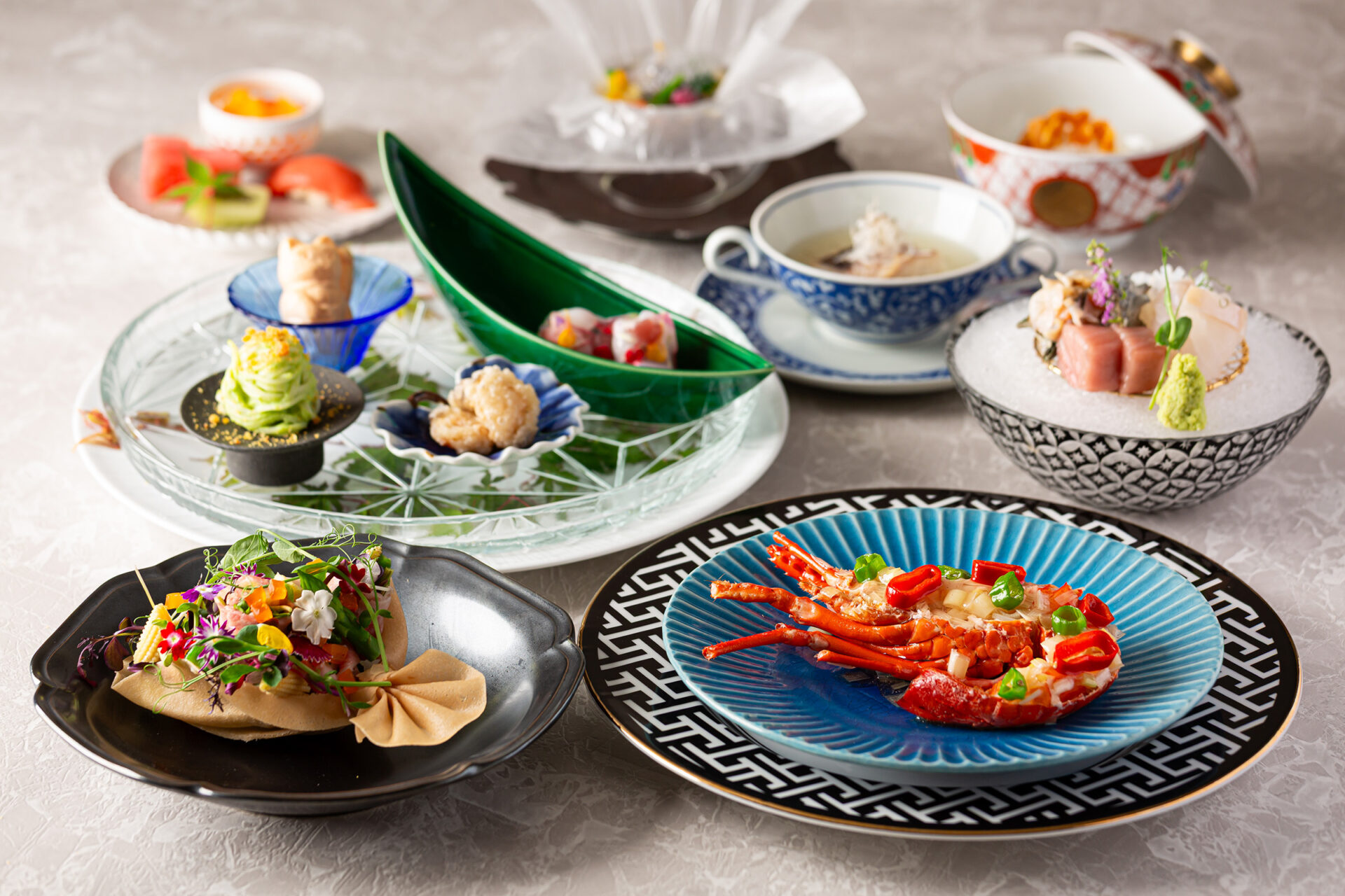 世界三大料理×日本料理のコラボレーション ～創味そうみ会席～表示
