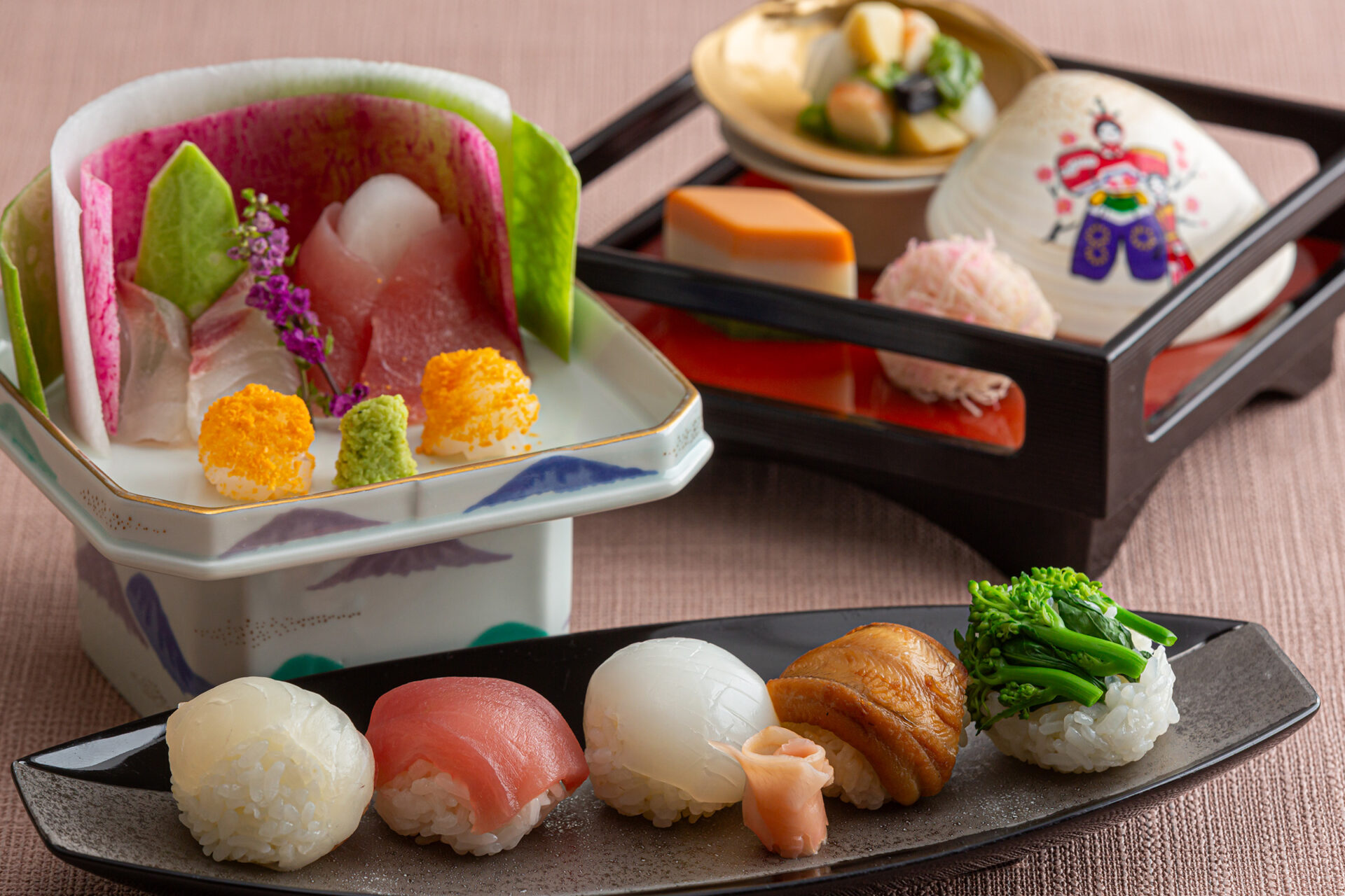 個室でお祝い 桃の節句プラン「ひなまつり会席」