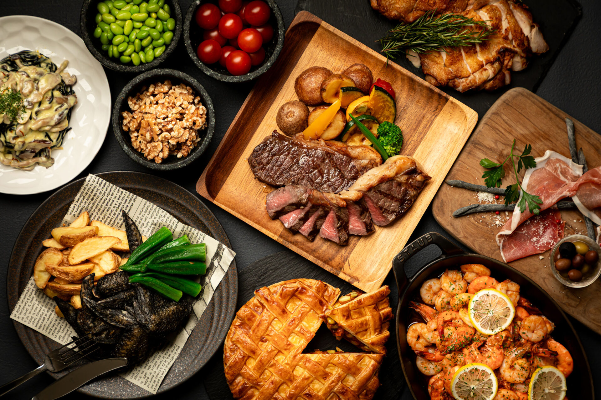 鉄板焼きビーフステーキディナー& デザートビュッフェ~BLACK EVERY DAY~Beef Steak Dinner & Dessert Buffet ~BLACK EVERY DAY~