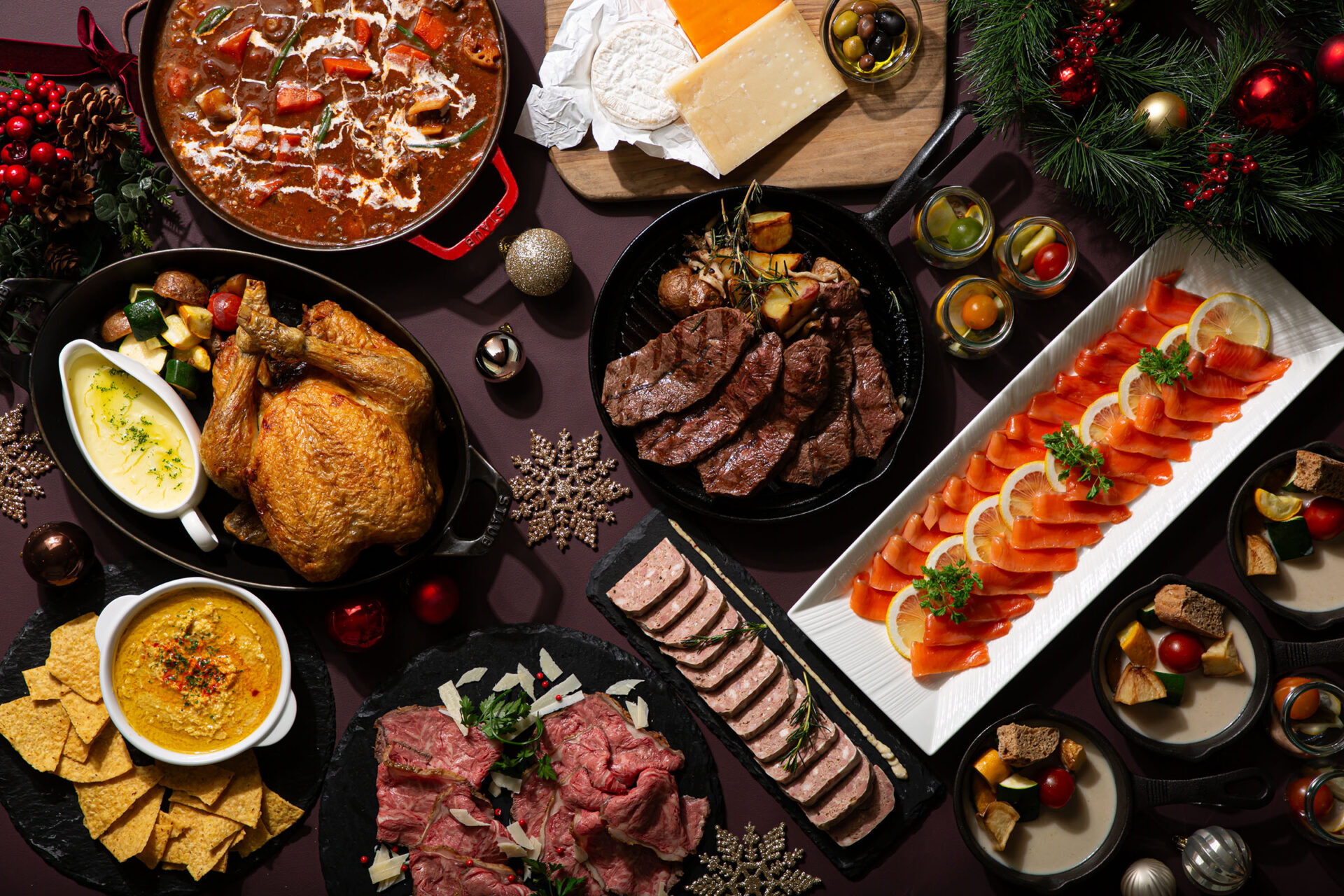 鉄板焼きビーフステーキディナー&デザートビュッフェ～Twinkle Christmas～Beef Steak Dinner ＆ Dessert Buffet  ～Twinkle Christmas～表示