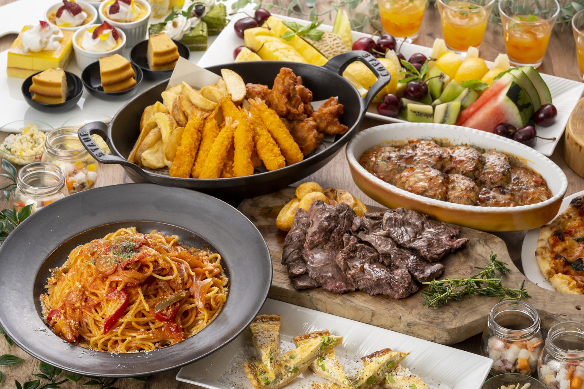【8月11日～8月16日限定】開業50周年記念夏のファミリーステーキランチビュッフェSteak Lunch Buffet for Families