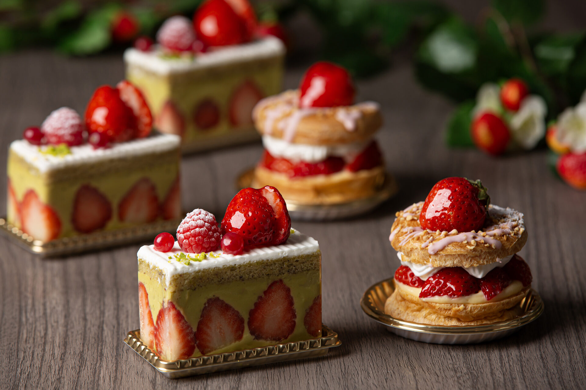 春のデザートセレクション Spring Dessert Selection
