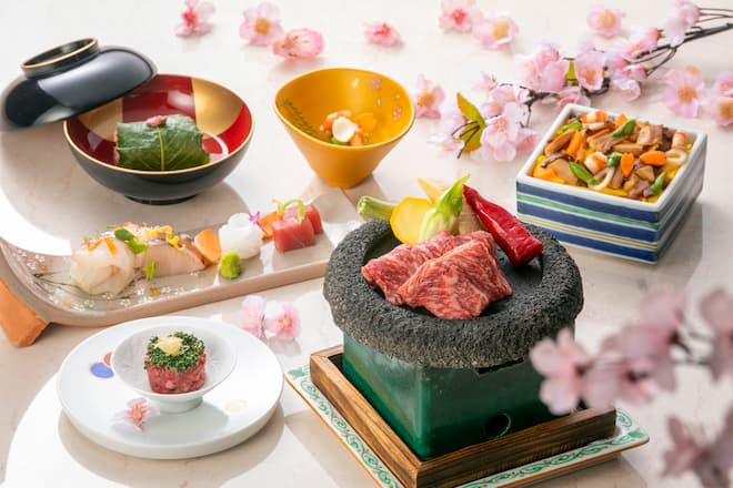 桜会席