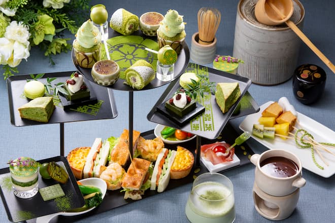 抹茶アフタヌーンティー ロビーラウンジ レストラン バー Anaクラウンプラザホテル福岡